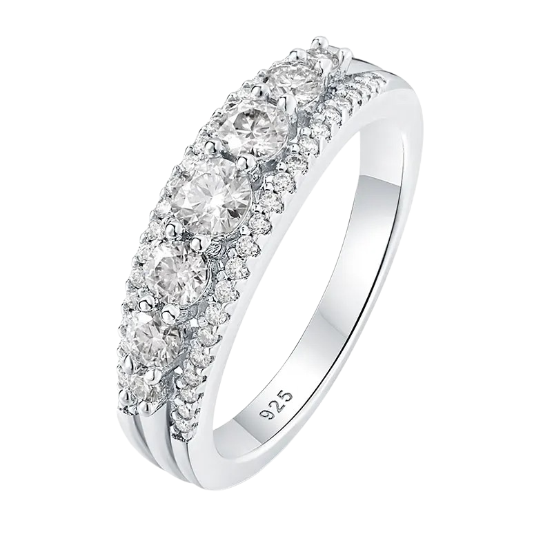 Moissanite Eternity Ring