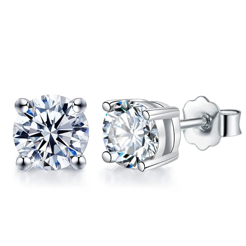 Quad Moissanite Earrings