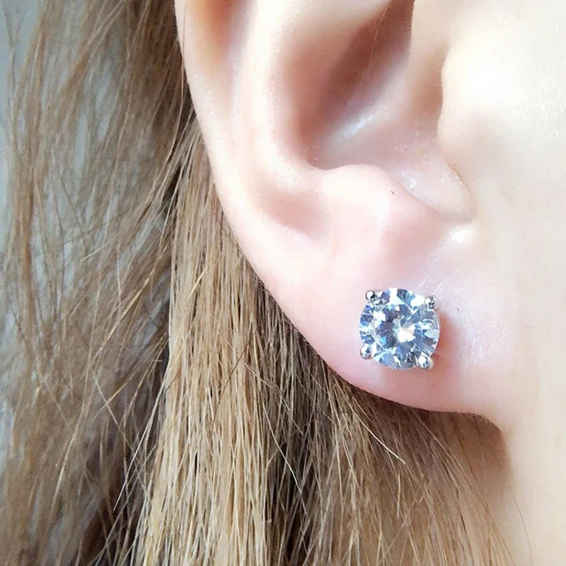 Quad Moissanite Earrings