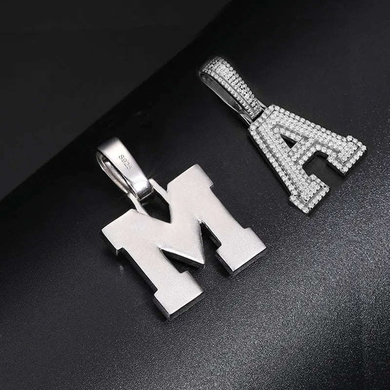 Iced Letter Pendants